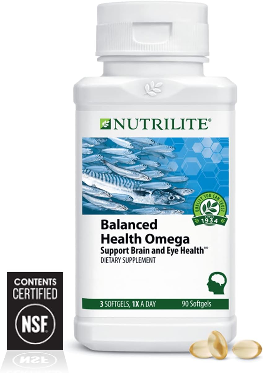 NUTRILITE OCEAN ESSENTIALS Heart Health Supplement - 90 Softgels for Cardiovascular Support
