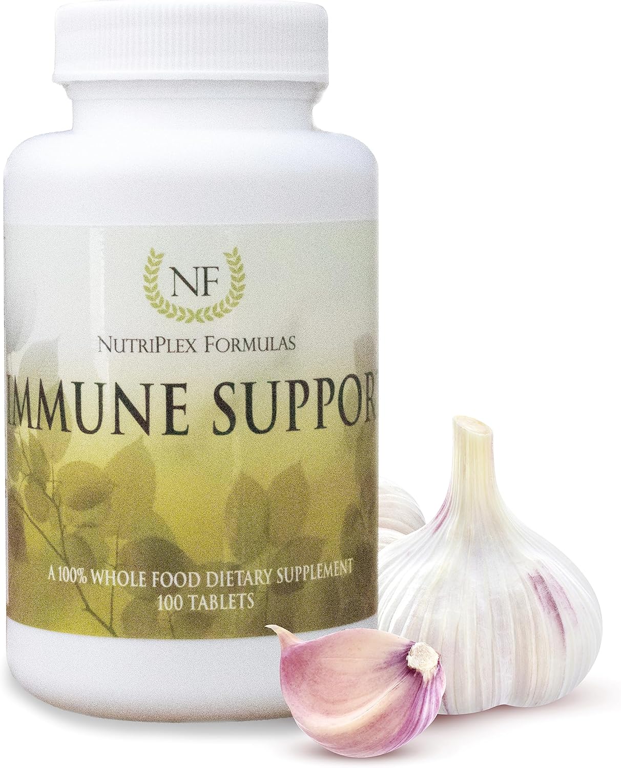 NutriPlex Immune Support Supplement 10-in-1 with Vitamins, Antioxidants, Amino Acids, Enzymes - 100 Tablets