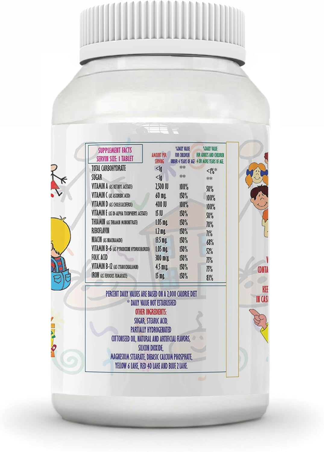 Nutrisalud Kids Vitamins: Complete Year-Long Supplement for Growth, Memory, and Appetite. Chewable Vitamins and Minerals for Children 4+.