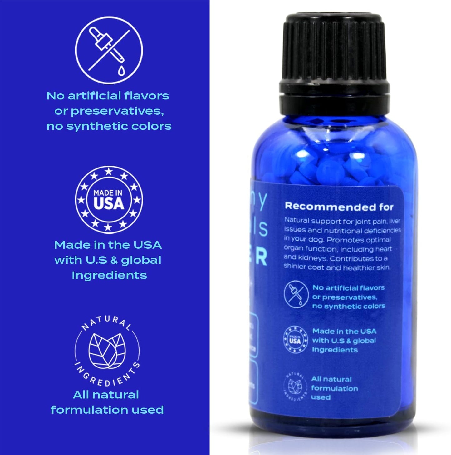 Nutritional Boost for Healthy Animals with Strong Ingredients - 300 Tablets