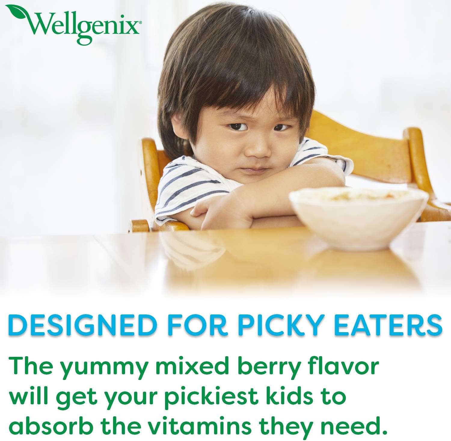 Nutritional Multivitamin for Picky Eaters - Kids Liquid Vitamin with Immune Boost - 16oz x 2 Pack - Overall Health Support for Children