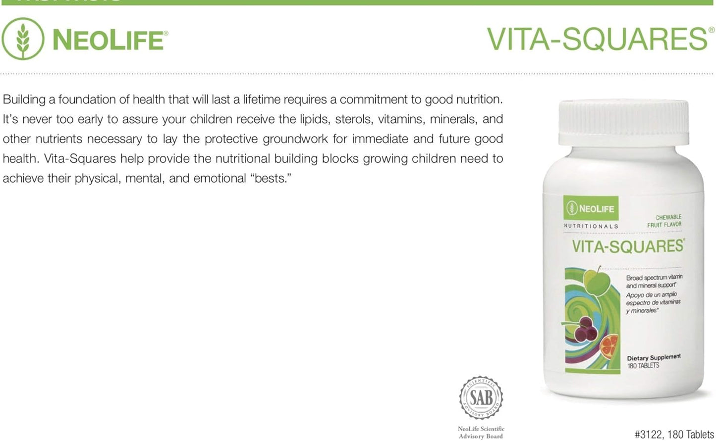 Nutritious and Delicious Vita-Squares® for Daily Wellness Boosts