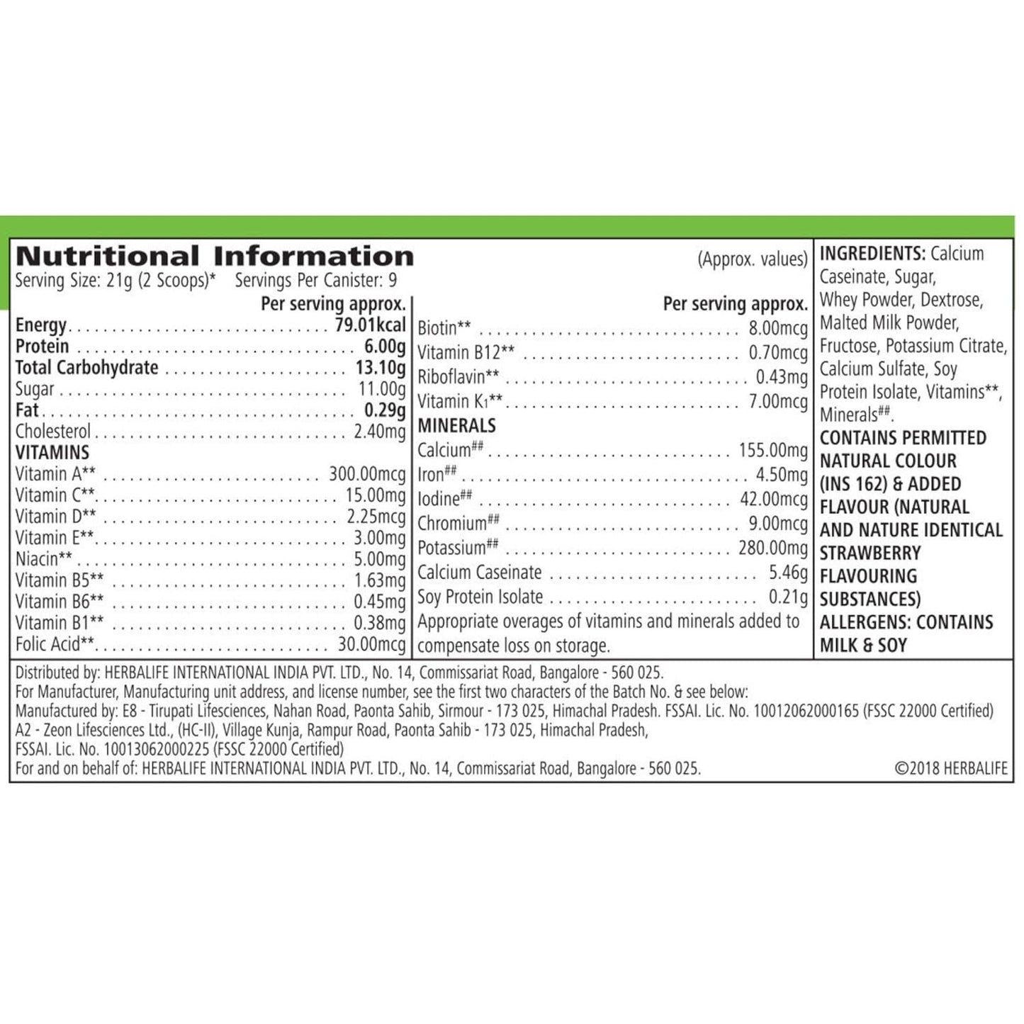 Nutritious Herbalife Dinoshake Strawberry Flavor - 200g | Protein, Vitamin, Mineral-Rich Kids Drink Mix | Ideal for Picky Eaters | Enhance Child's Health & Wellness