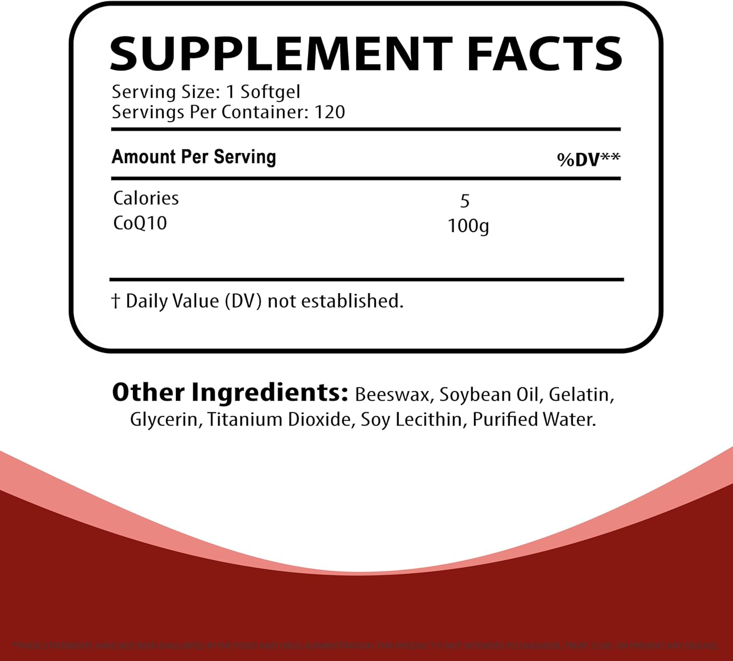 Nutritunes CoQ10 100mg Softgels - High Absorption Antioxidant Supplement for Heart Health and Energy - 120 Softgels, Non-GMO, Gluten-Free