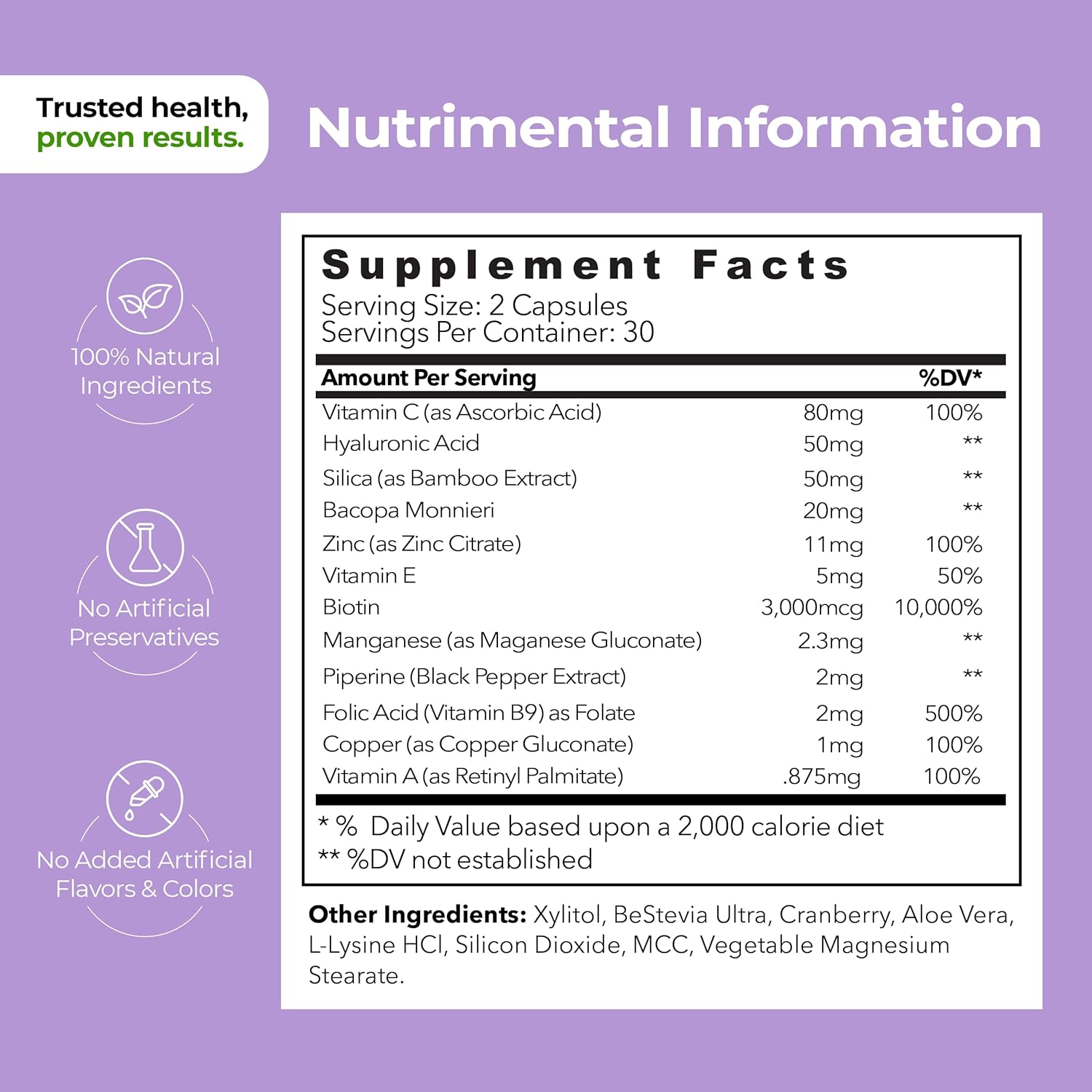 Nutriveda Glow Capsules: Premium Hair, Skin, and Nail Vitamins for Enhanced Beauty & Wellness Support (60 Capsules)