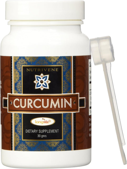 Nutrivene Curcumin Longvida Powder - 30 Grams for Maximum Absorption and Bioavailability