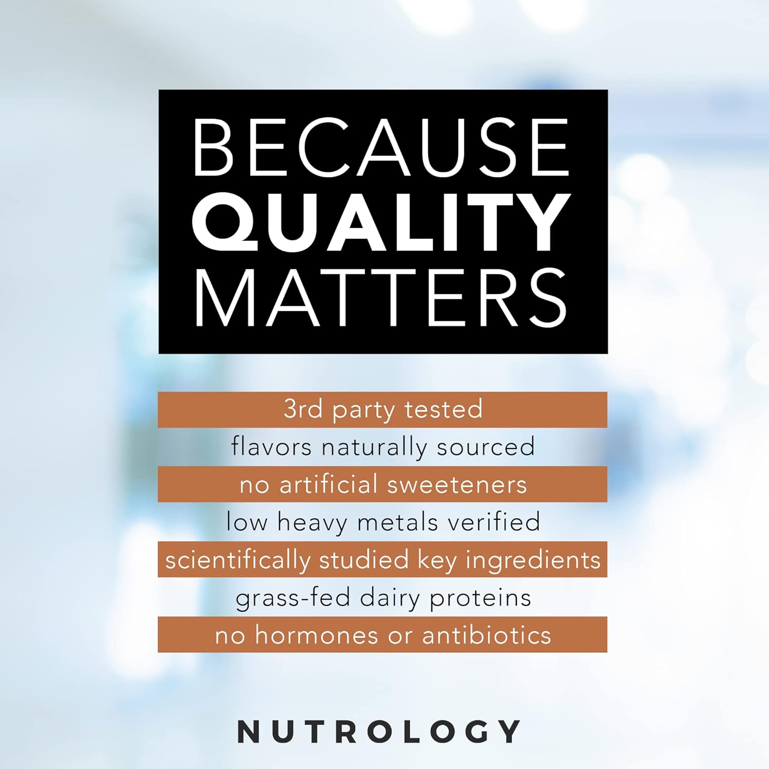 Nutrology TRIPACT Protein Shake - Premium Non-GMO Grass Fed Whey Protein with Plant Proteins, Greens, Superfoods & Probiotics - Creamy Chocolate Vanilla Latte Flavor - 1.5lb Each