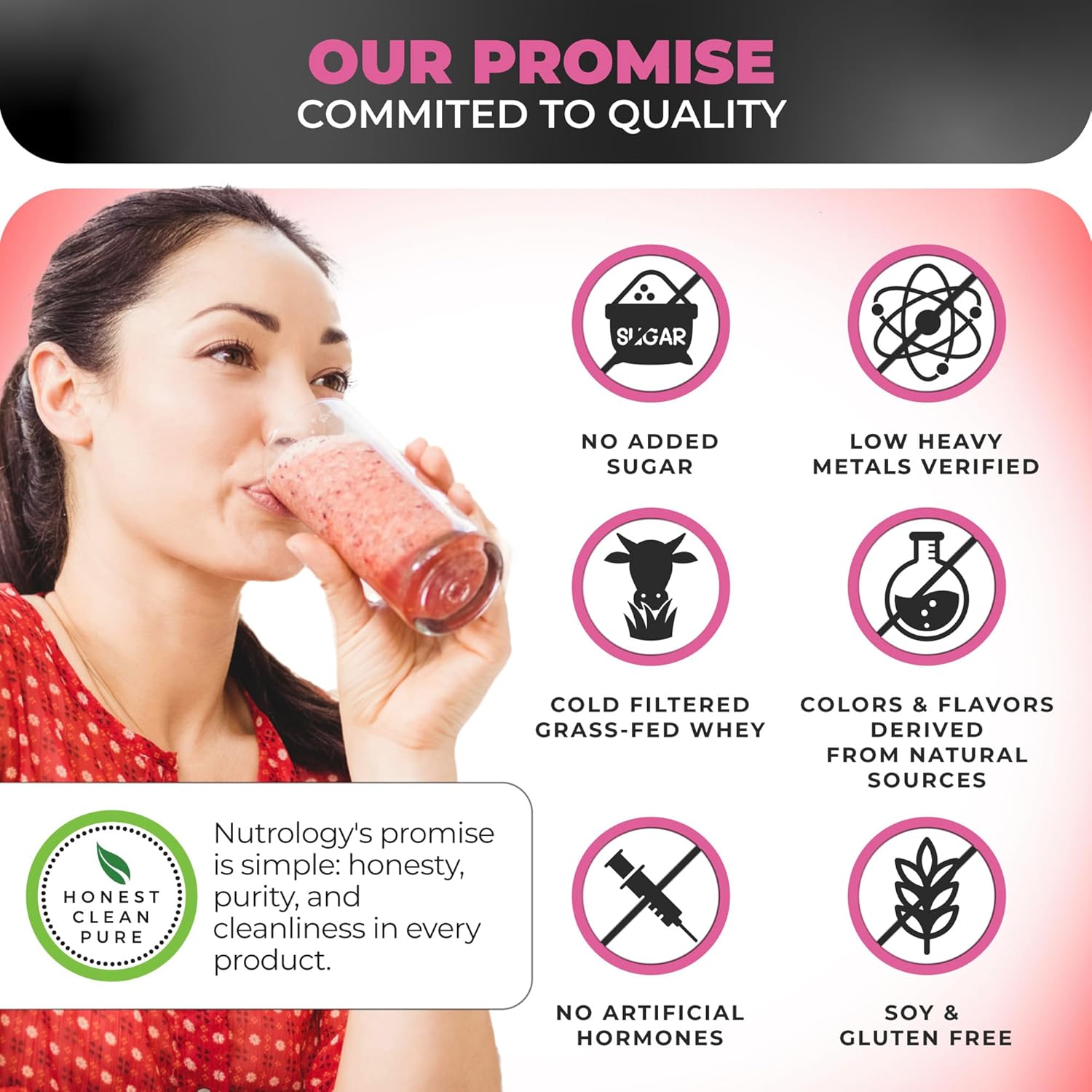 Nutrology TRIPACT Superberry Protein Powder: 7-in-1 Meal Replacement Shake with Grass Fed Whey, Greens, Probiotics & BCAAs (40 Servings) - BoostGo Australia