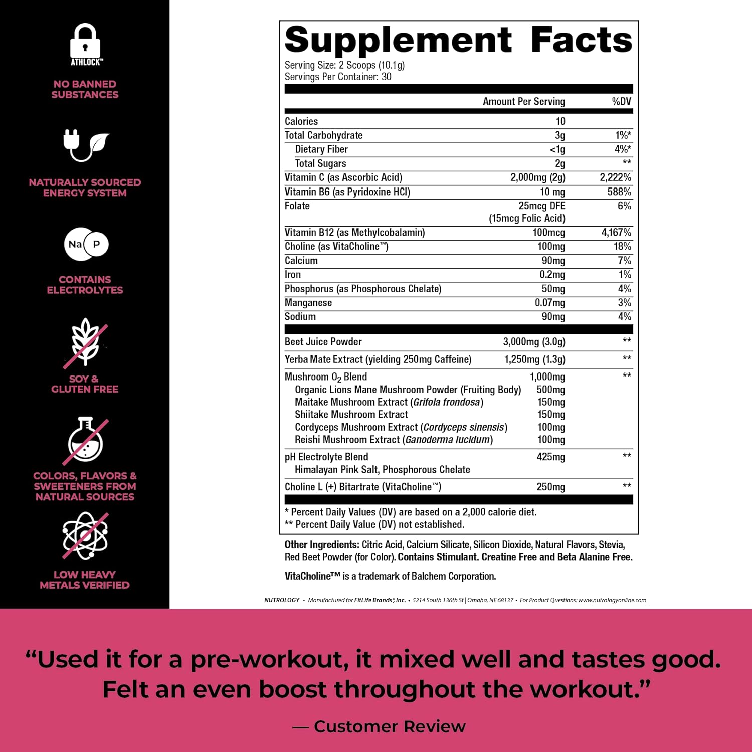 Nutrology TRIPACT Superberry Protein Powder & Beet Natural O2 Pre Workout Bundle