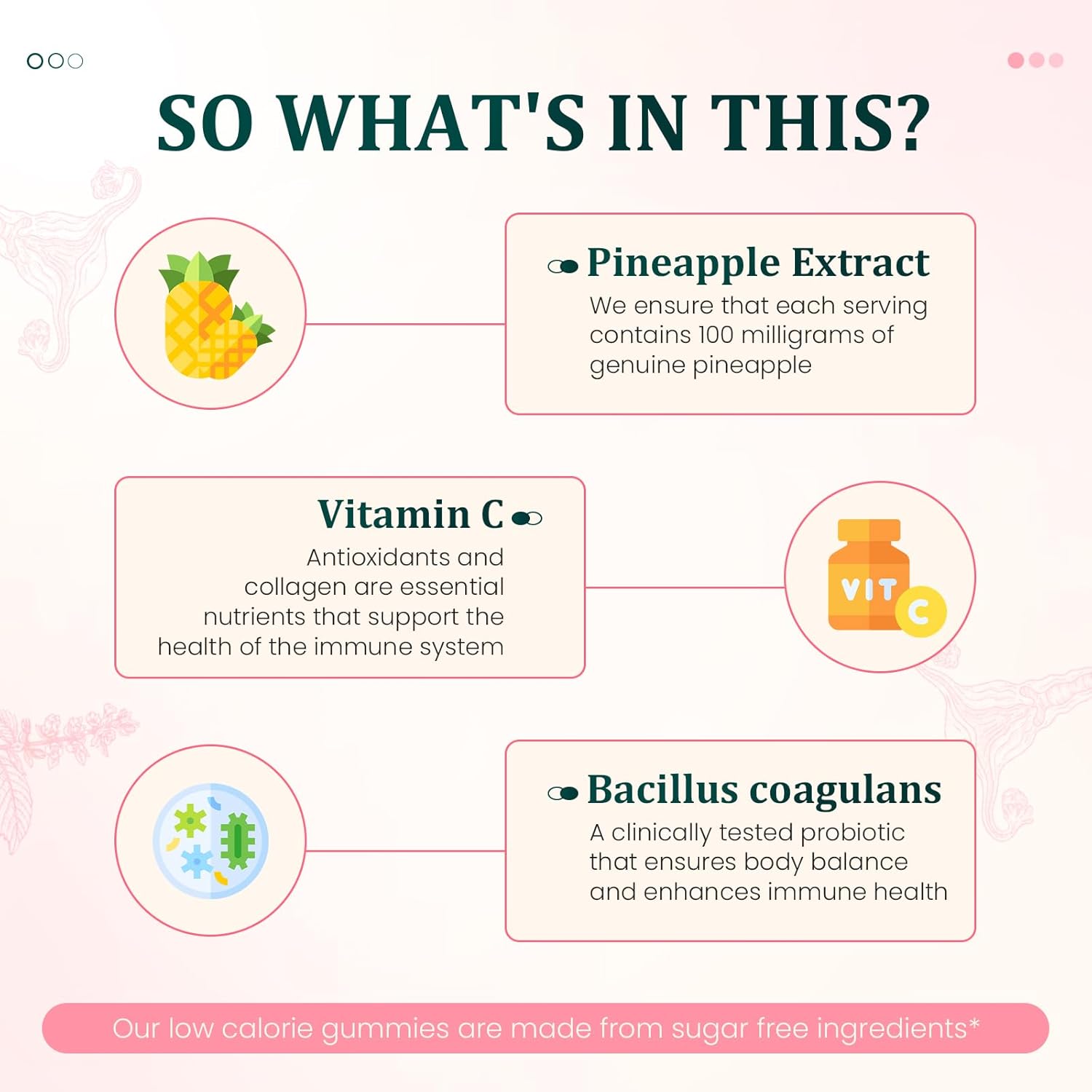 NUTSE Hawaiian Pineapple Feminine Balance Gummies, Support Women's Health - Vegan & Gluten-Free, Immune Support & pH Balance