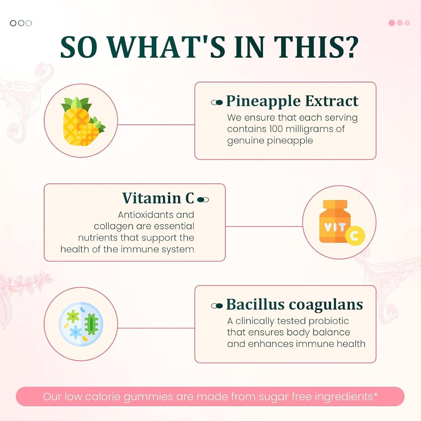 NUTSE Hawaiian Pineapple Feminine Balance Gummies, Support Women's Health - Vegan & Gluten-Free, Immune Support & pH Balance