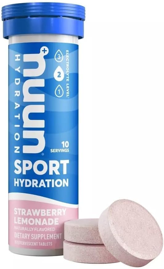 Nuun Active Hydration Strawberry Lemonade Tablets - 60 Tablets (6 Packs)