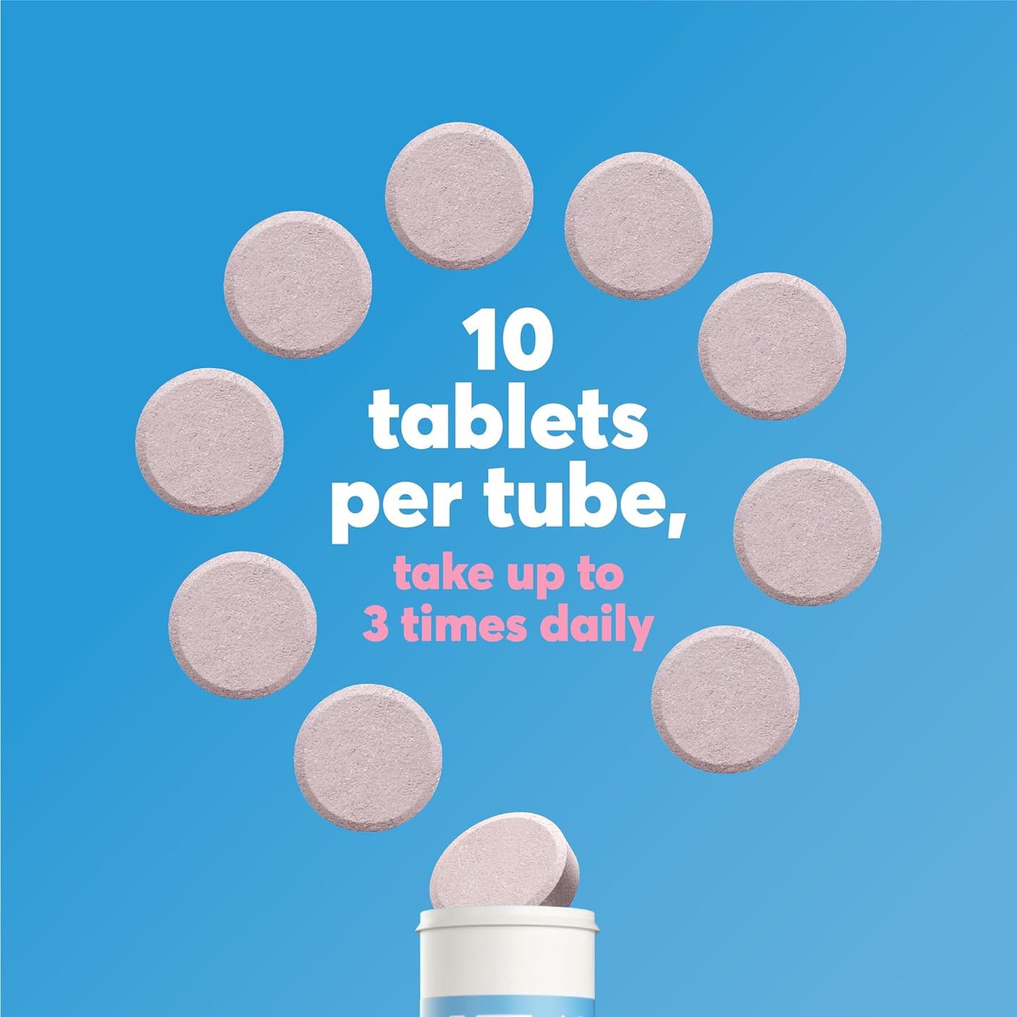 Nuun Sport Orange Electrolyte Tablets - 5 Essential Electrolytes, 1g Sugar Drink Mix, Vegan, Non-GMO - 8 Pack