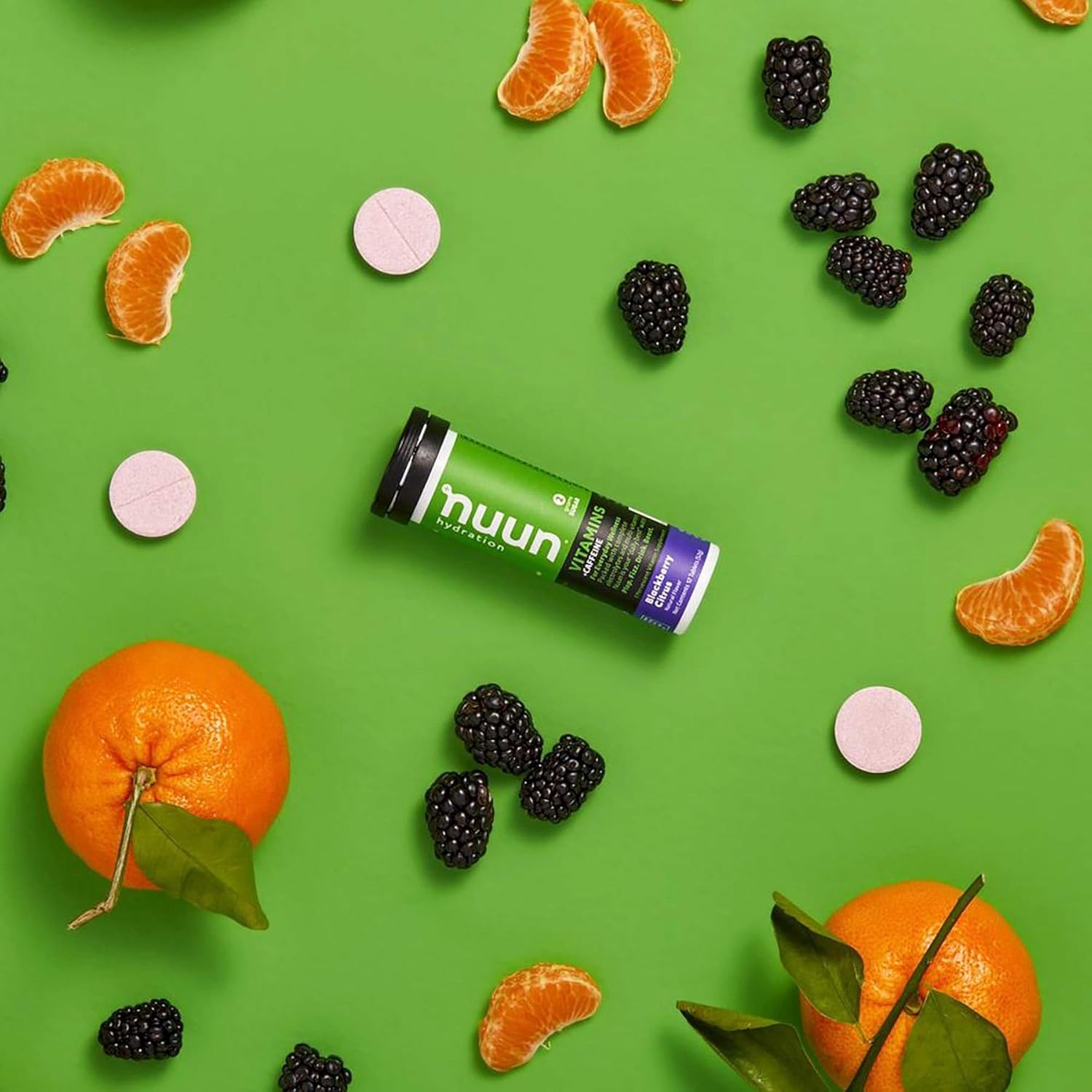 Nuun Vitamins + Energy Blackberry Citrus Supplement Tabs - 4 Tubes (48 Tabs)