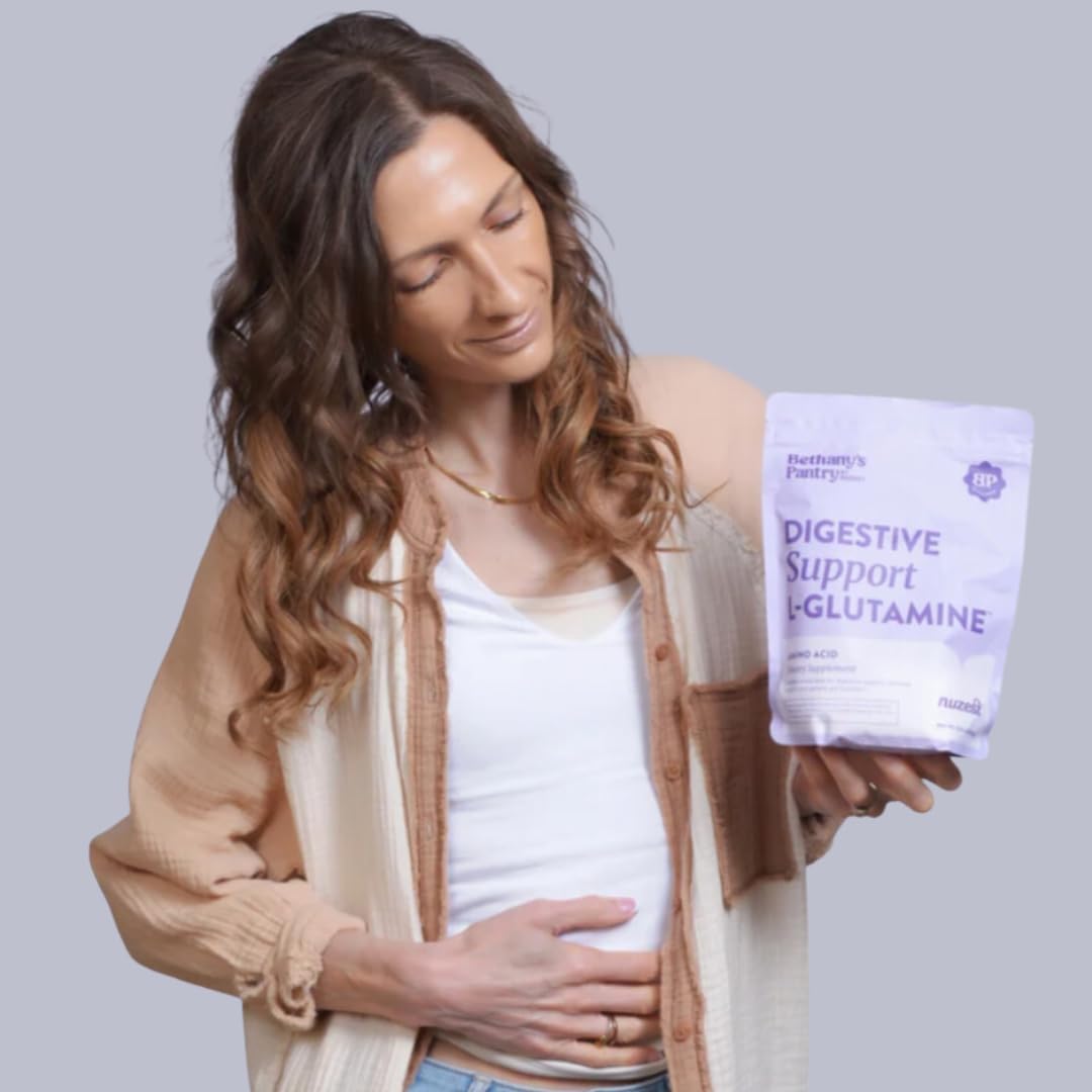 Nuzest Bethany’s Pantry L-Glutamine Powder for Digestive and Immune Health - Amino Acid Supplement 8.8 oz