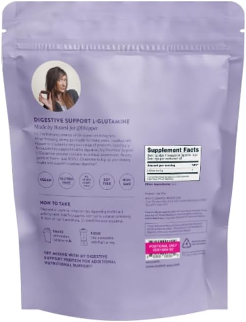 Nuzest Bethany’s Pantry L-Glutamine Powder for Digestive and Immune Health - Amino Acid Supplement 8.8 oz