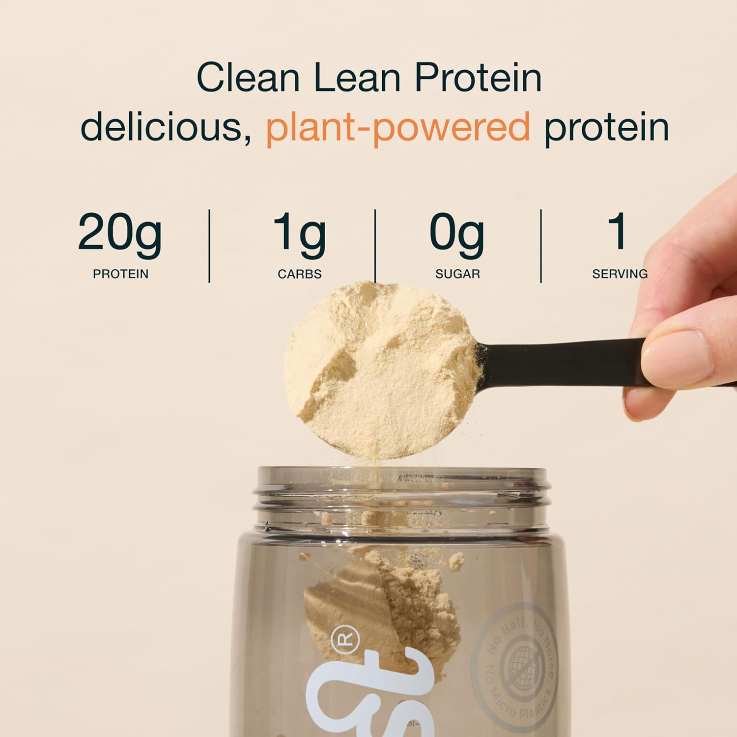 Nuzest Clean Lean Protein, Vegan Plant-Based Pea Protein Powder, Smooth Vanilla Flavor, Single Serving Packet, Dairy-Free, Gluten-Free, Non-GMO