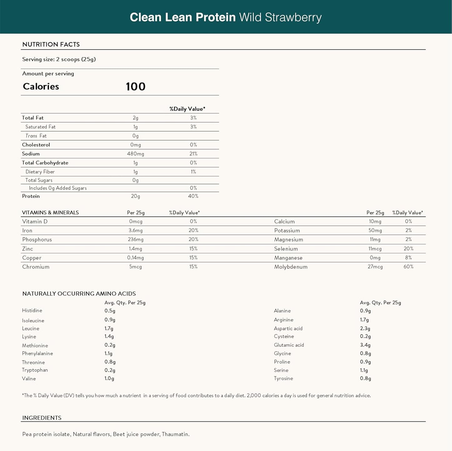 Nuzest Vegan Pea Protein Powder - Clean Lean Protein, Premium Plant-Based Shake, Dairy/Gluten/GMO-Free (Strawberry, 10 Servings)