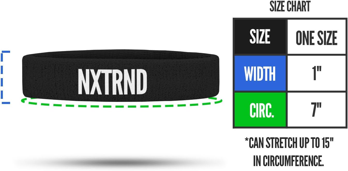 NXT NXTRND Bicep Bands for Football - Arm Sweat Bands, Pair of Bands