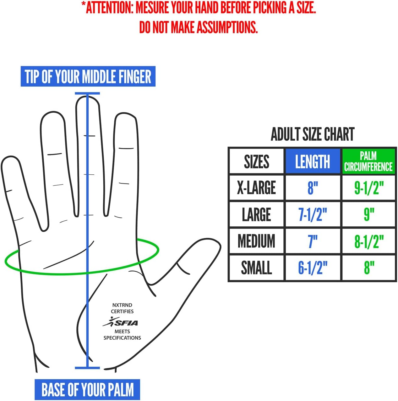 NXT NXTRND G1 Men's Football Gloves - Adult Sticky Receiver Gloves for Enhanced Performance