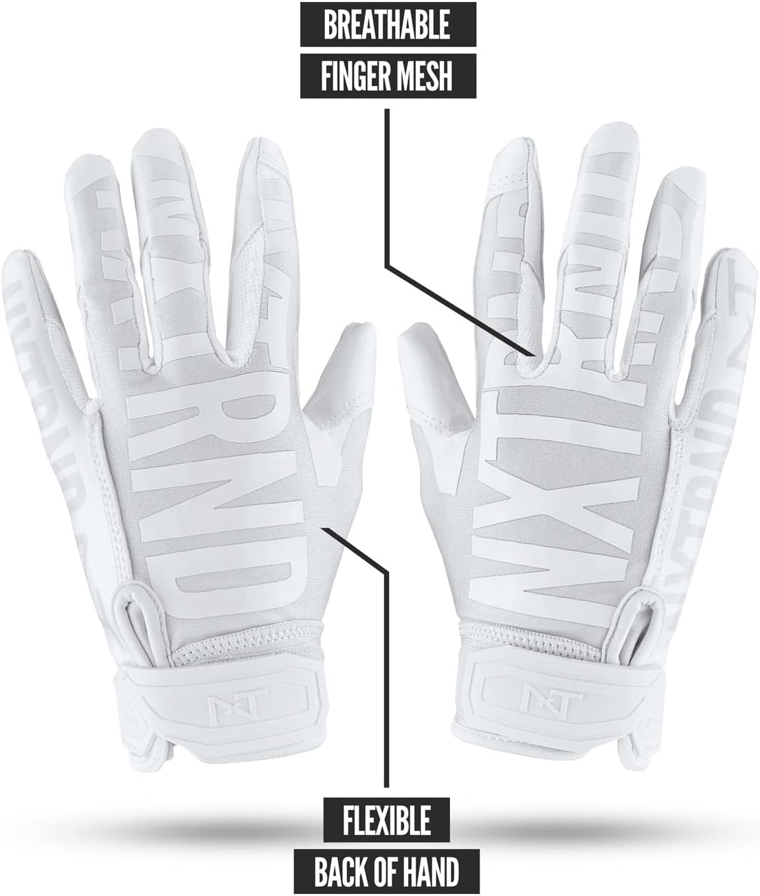 NXT NXTRND G1 Men's Football Gloves - Adult Sticky Receiver Gloves for Enhanced Performance