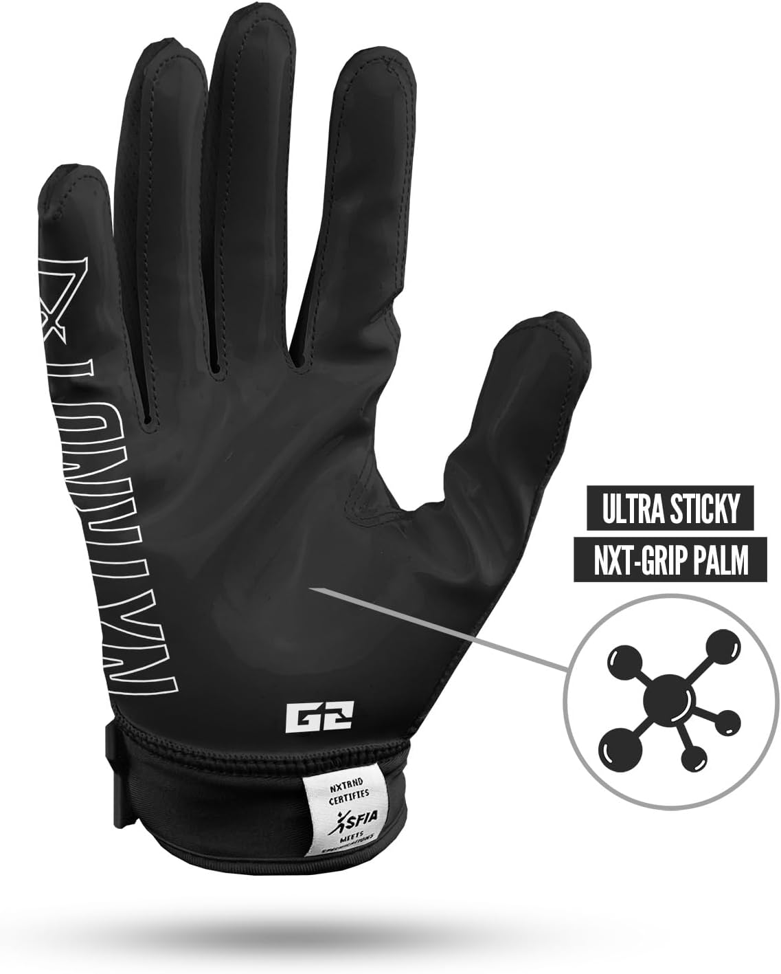 NXT NXTRND G2 Men's Football Gloves - Elite Ultra Sticky Receiver Gloves