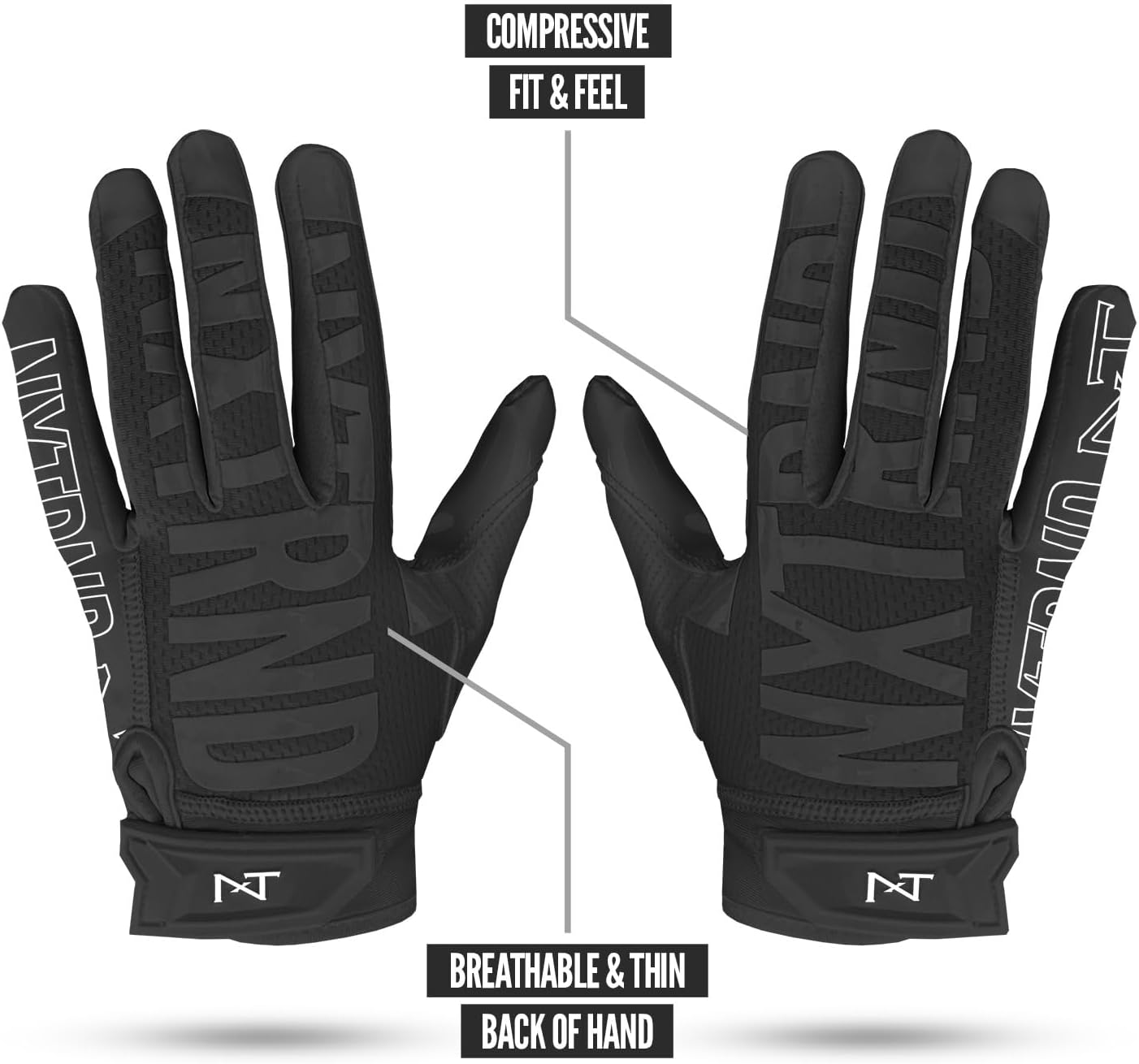 NXT NXTRND G2 Men's Football Gloves - Elite Ultra Sticky Receiver Gloves