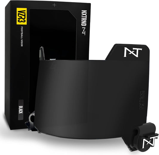 NXT NXTRND VZR3 Football Visor with Curved Lens Technology for Adult & Youth Helmets