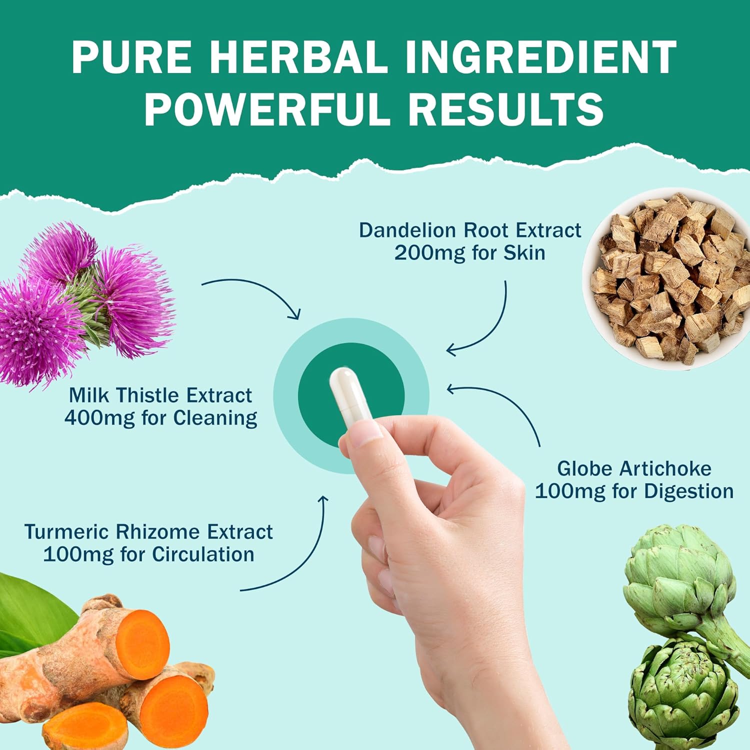 NYO3 Krill Oil 1000mg Softgel - 90 Count + Milk Thistle Liver Detox with Dandelion Root - 60 Count