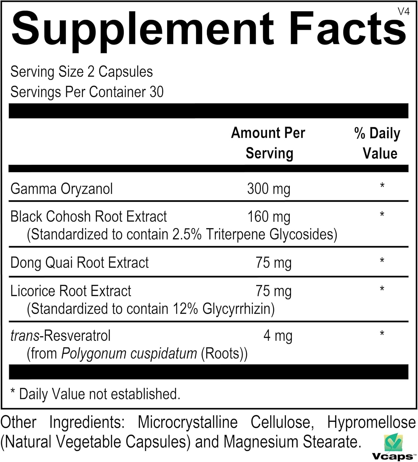 OBGYN-Developed Natural Menopause Support Supplement - Relieves Menopause Symptoms - 60 Count