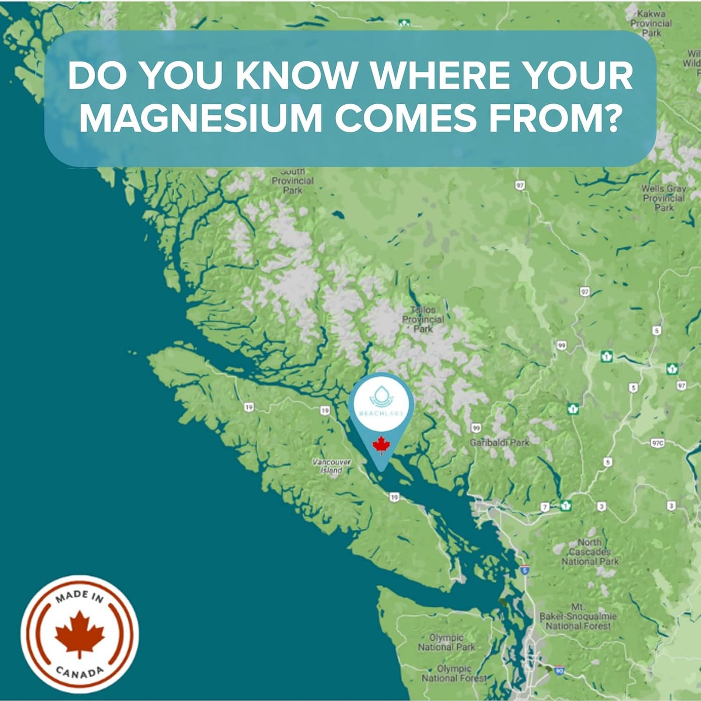 Ocean Sourced Magnesium Spray 2-Pack - 100% Canadian Made | Pure Concentrated Seawater for Feet and Body | Synergistic Trace Minerals for Wellness | 237 ml