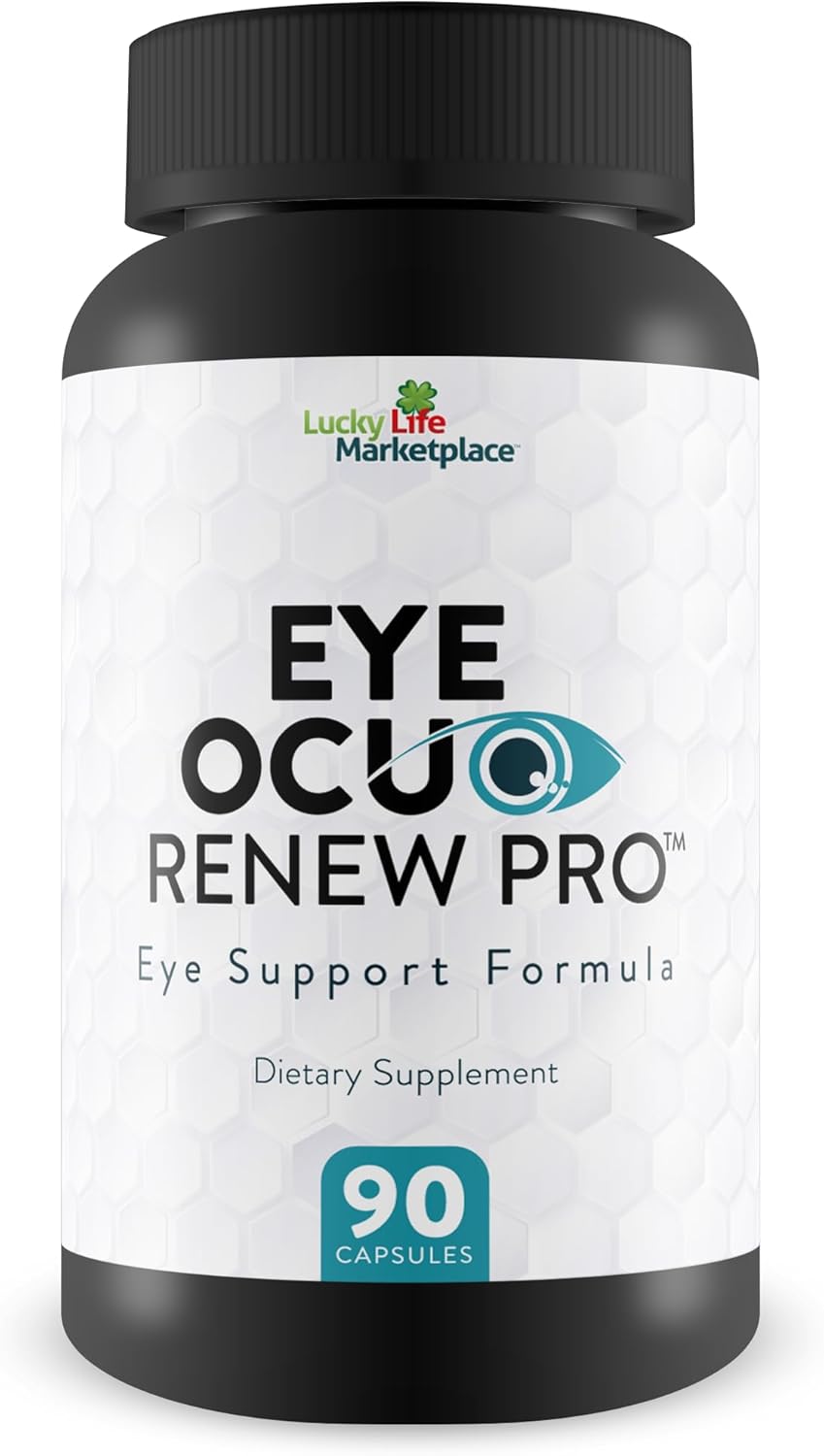 Ocuo Renew Pro Vision Supplements - Support Eye Health & Reduce Eye Strain - Promote Healthy Vision with Vitamins, Minerals, & Herbs