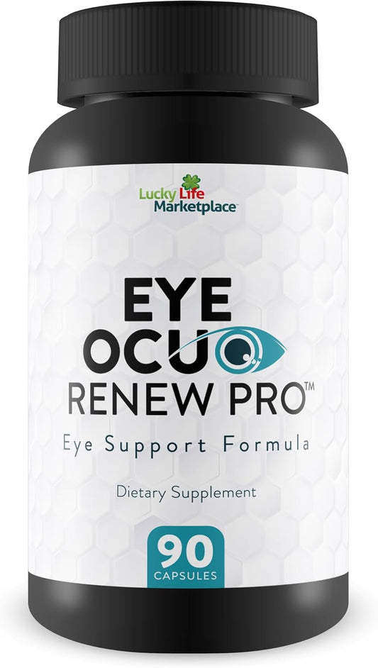 Ocuo Renew Pro Vision Supplements - Support Eye Health & Reduce Eye Strain - Promote Healthy Vision with Vitamins, Minerals, & Herbs