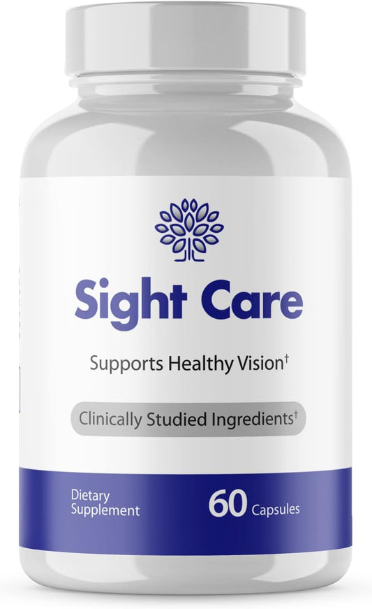 Official 1 Month Supply of Max-Bio Sight Care Capsules - Advanced Vision Support Supplement with Healthy Ingredients - 60 Capsules