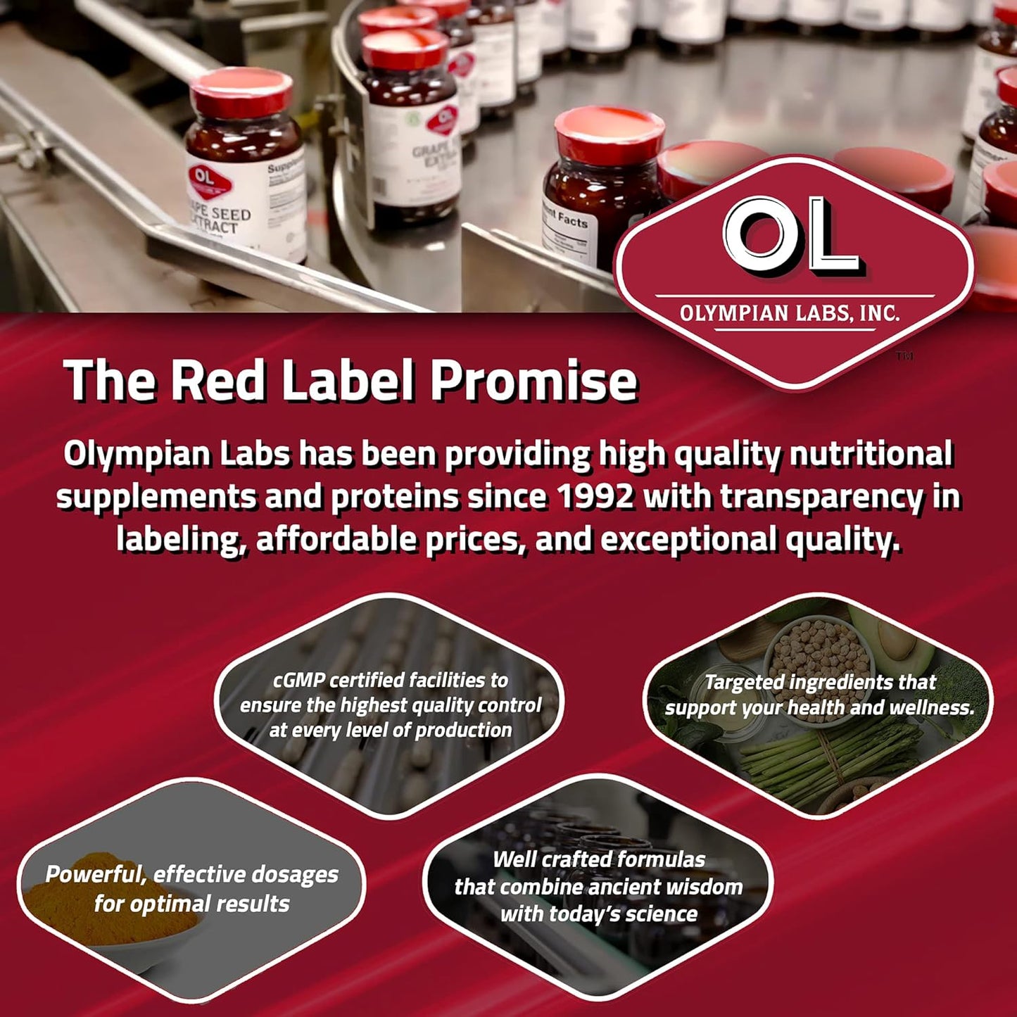 Olympian Labs Vitamin E Tocomin Softgels - 200IU, 60 Servings - Support Brain, Skin & Hair, Fight Free Radicals