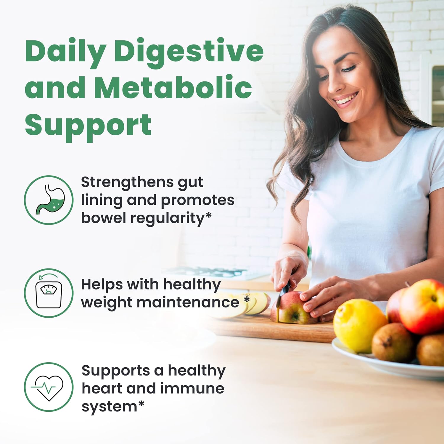 Ombre Rise Prebiotic Powder Fiber Supplement for Digestive Regularity, Wellness - Water Soluble, Fast-Absorbing, Gentle on Stomach - 8.5oz Tub, 30 Servings