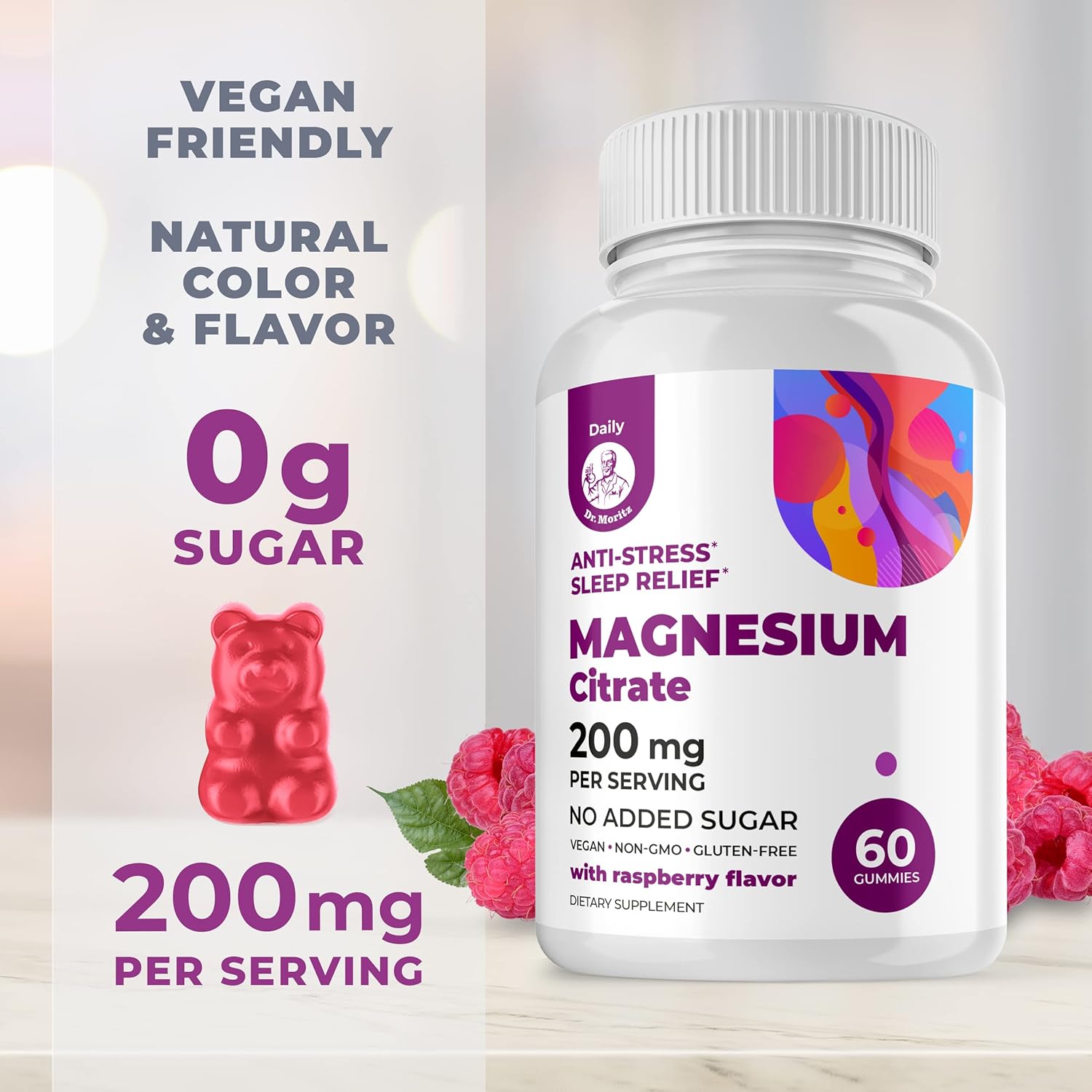Omega 3, 6, 9 Gummies for Kids with Magnesium - DHA Brain Supplement for Heart & Vision - Gluten-Free Immune Support