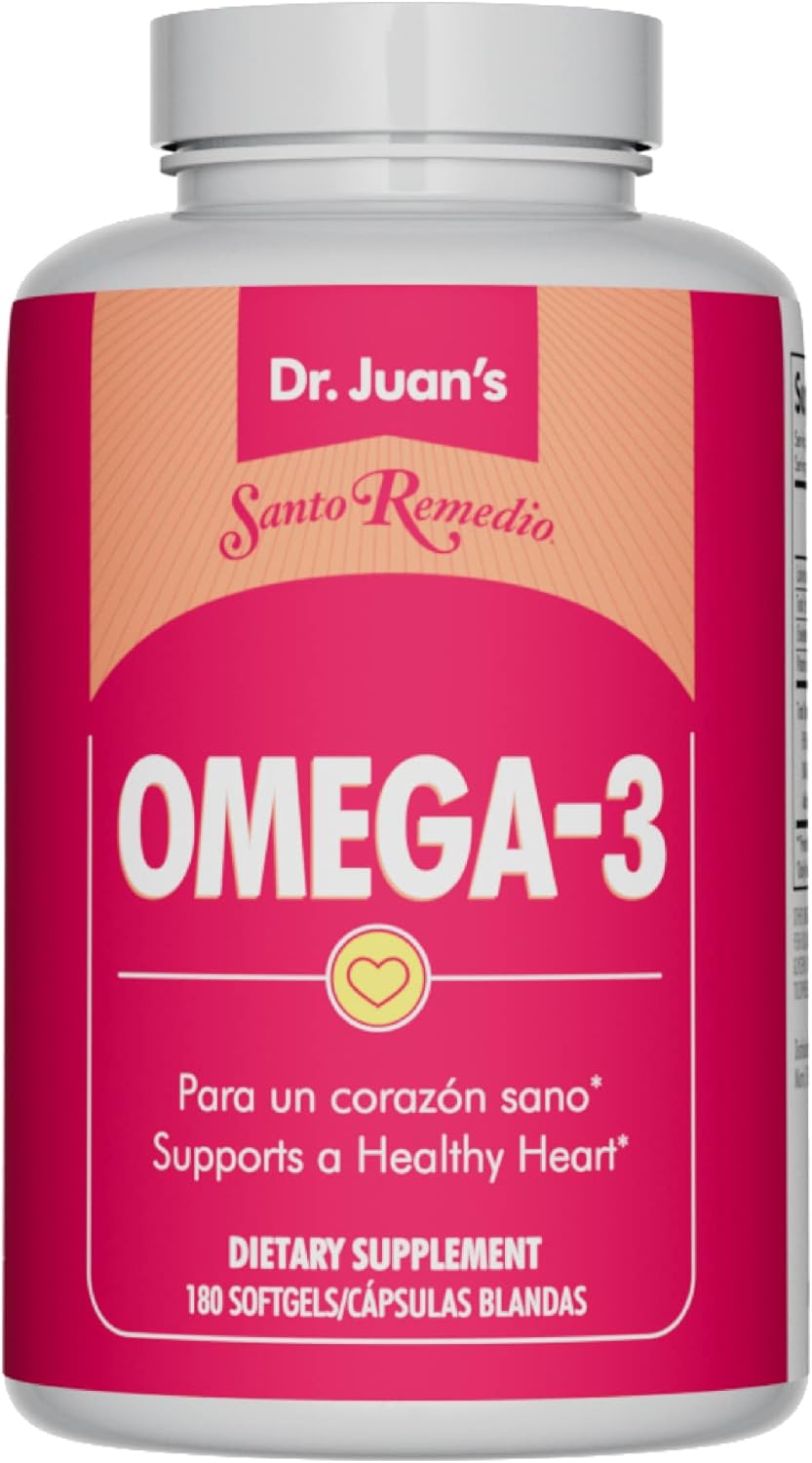 Omega 3 Dietary Supplement for Cardiovascular Health - 2000 mg Total Omega-3 Fatty Acids, 180 Softgels