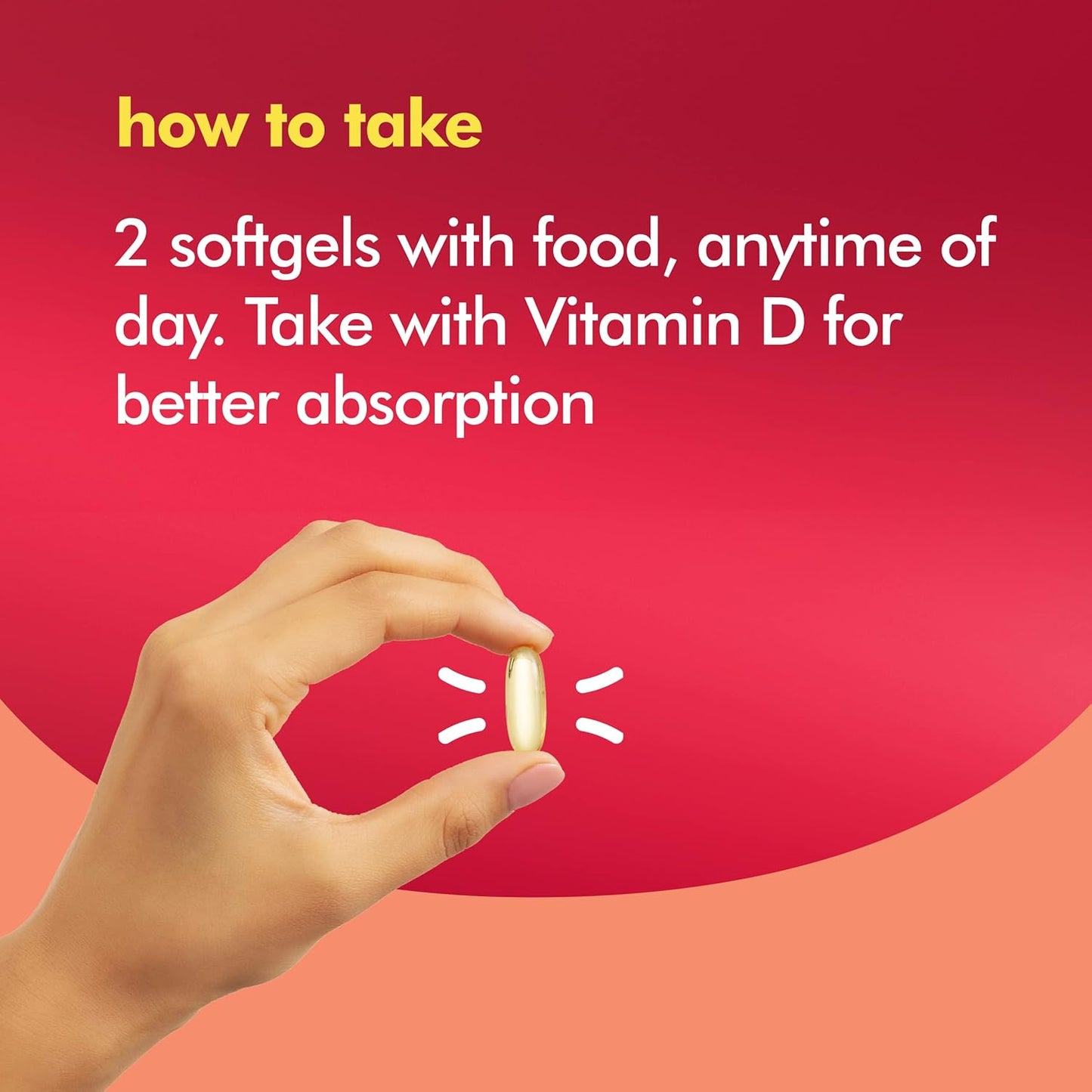 Omega 3 Dietary Supplement for Cardiovascular Health - 2000 mg Total Omega-3 Fatty Acids, 180 Softgels