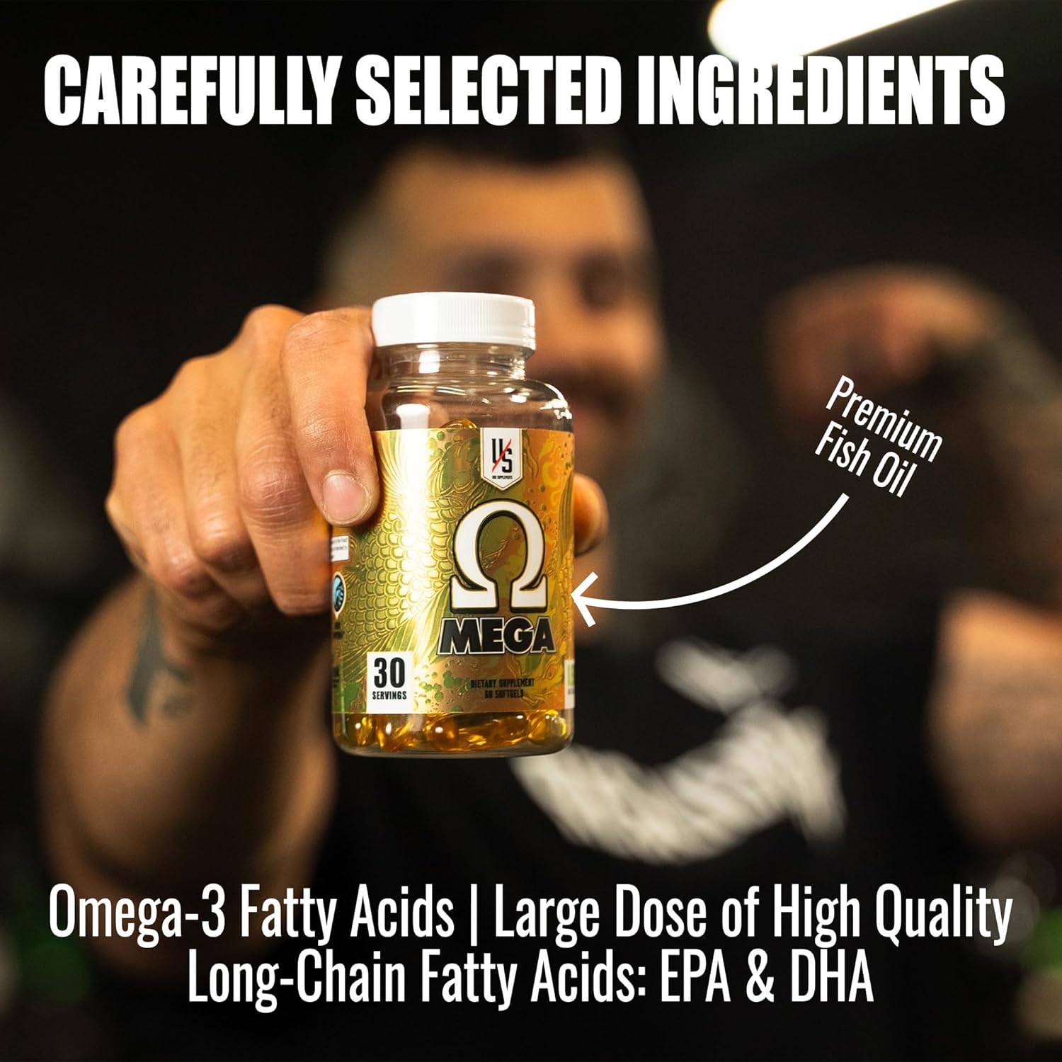 Omega 3 Fish Oils and DHA Supplements for Joint Support and Heart Health by UXO - Veteran Owned Company