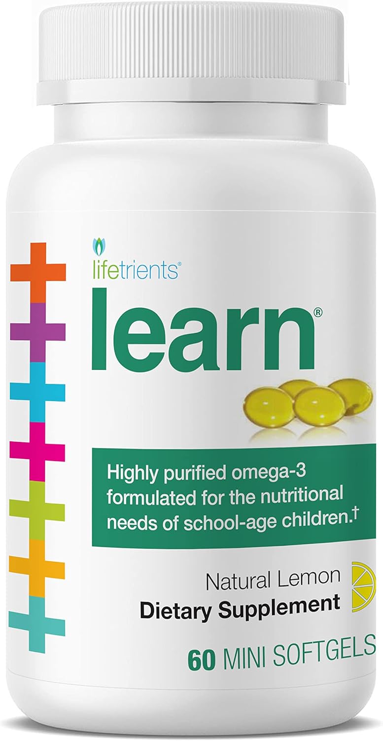 Omega-3 for Kids - 60 Capsules - High-Quality Formula with EPA & DHA - Ideal for School-Aged Children