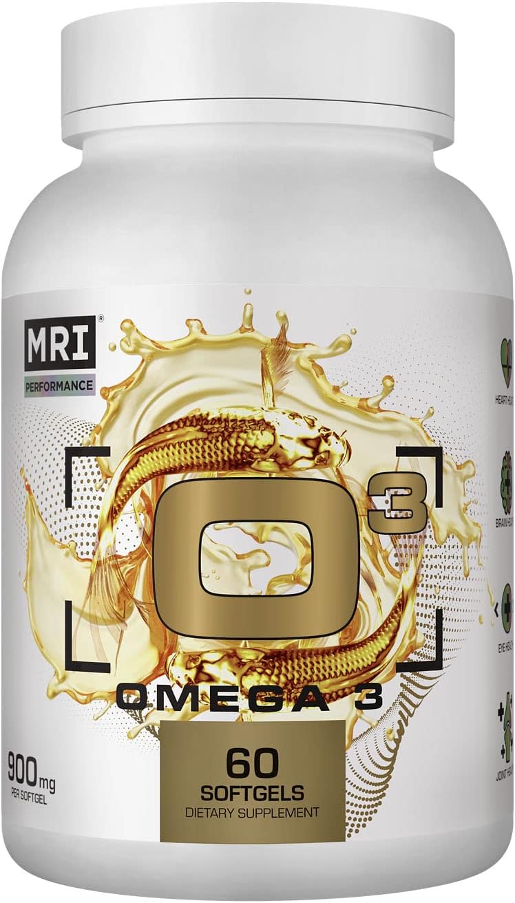 Omega 3 Soft Gels 900mg 60ct | EPA/DHA, Boosts Endurance, Heart & Brain Health