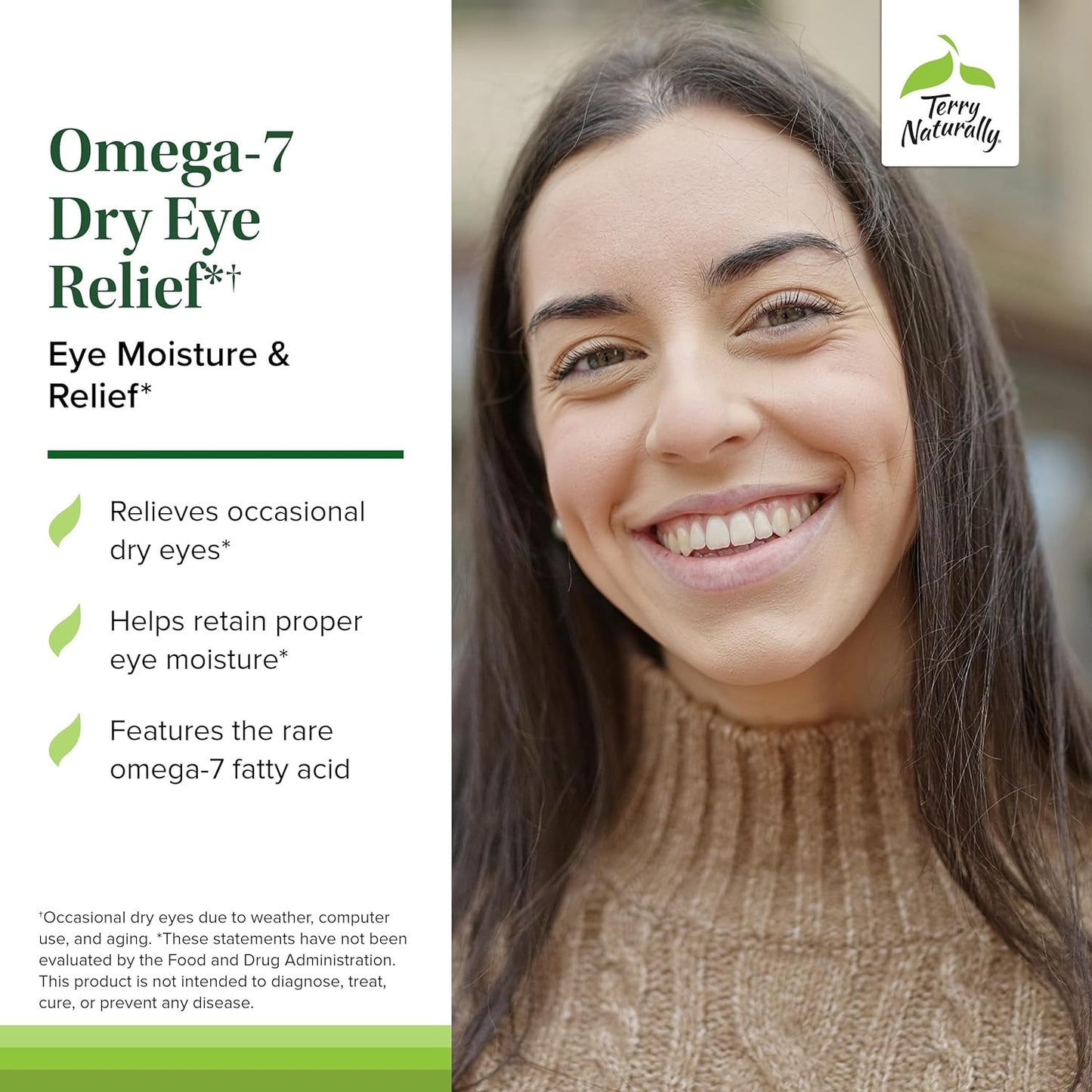 Omega-7 Dry Eye Relief Softgels with Buckthorn Seed Oil - 60 Count Dietary Supplement for Eye Health and Dry Eye Relief - BoostGo Australia