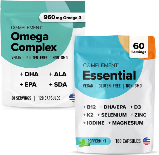 Omega Complex & Essential Multivitamin Bundle - Complete Nutritional Support