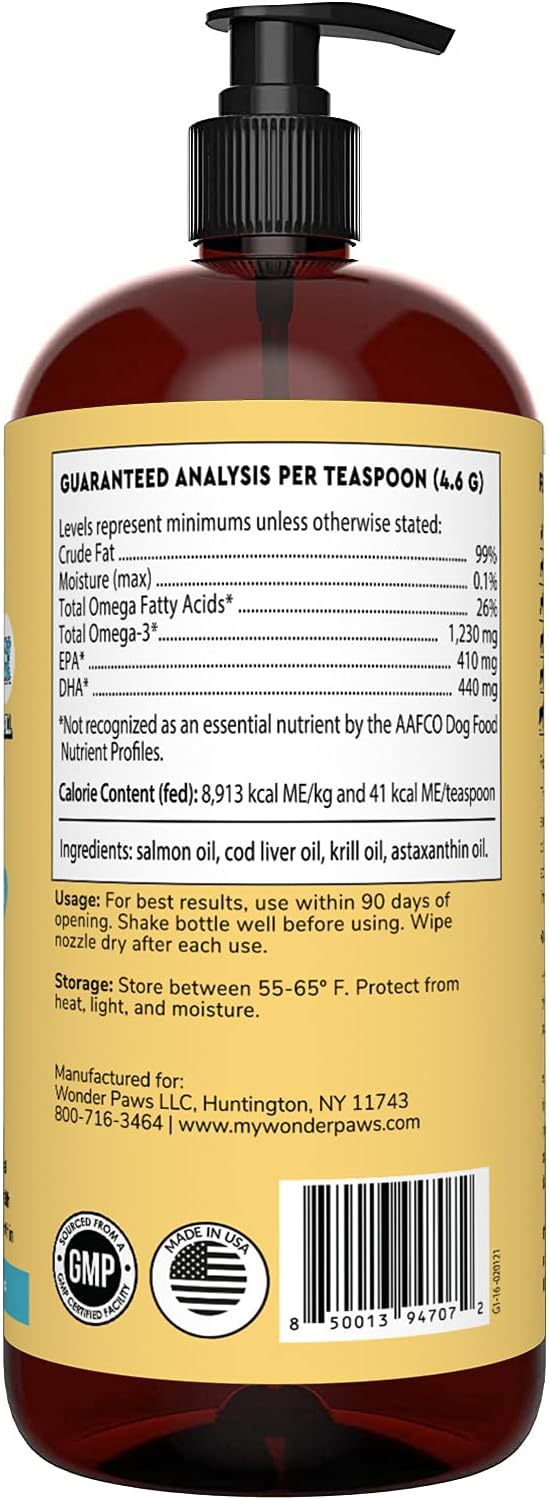 Omega Max Fish Oil Probiotic Chews for Dogs - Joint Health, Skin Moisture, Gut Health - 16oz Omega Max, 90 Probiotic Chews