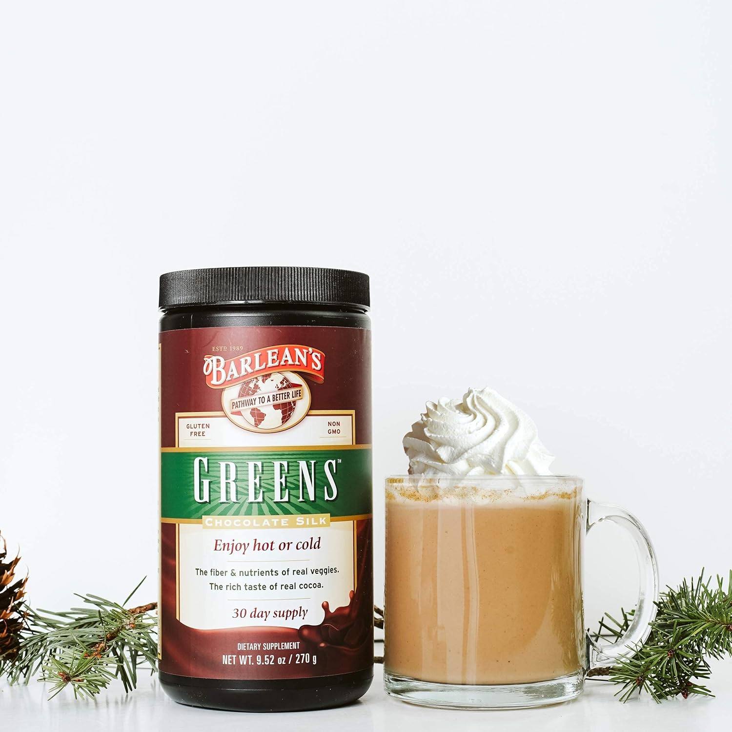 Omega Pals Hooty Fruity Tangerine Fish Oil & Chocolate Silk Greens Powder Bundle for Healthy Kids