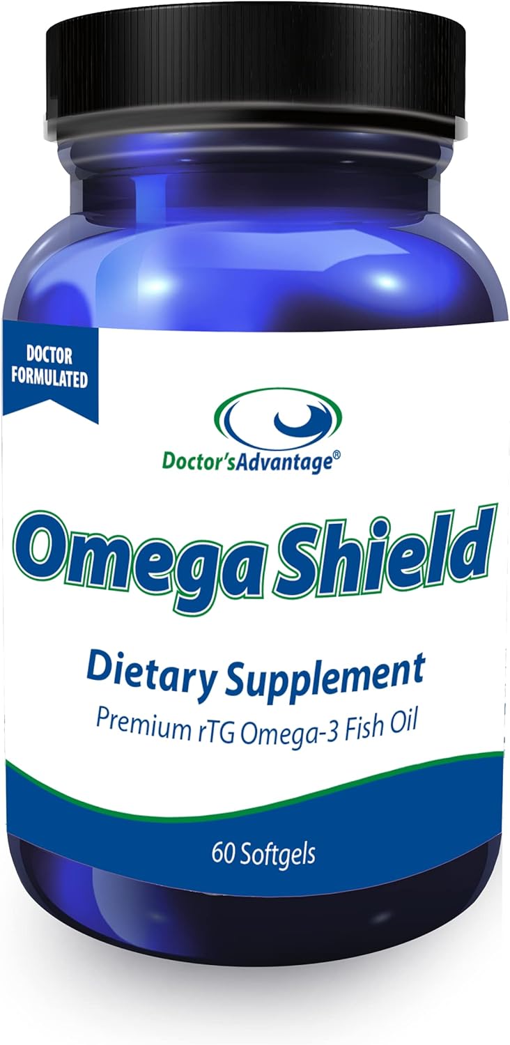 Omega Shield - 60 Softgels - Doctor's Advantage Omega-3 Supplement - BoostGo Australia