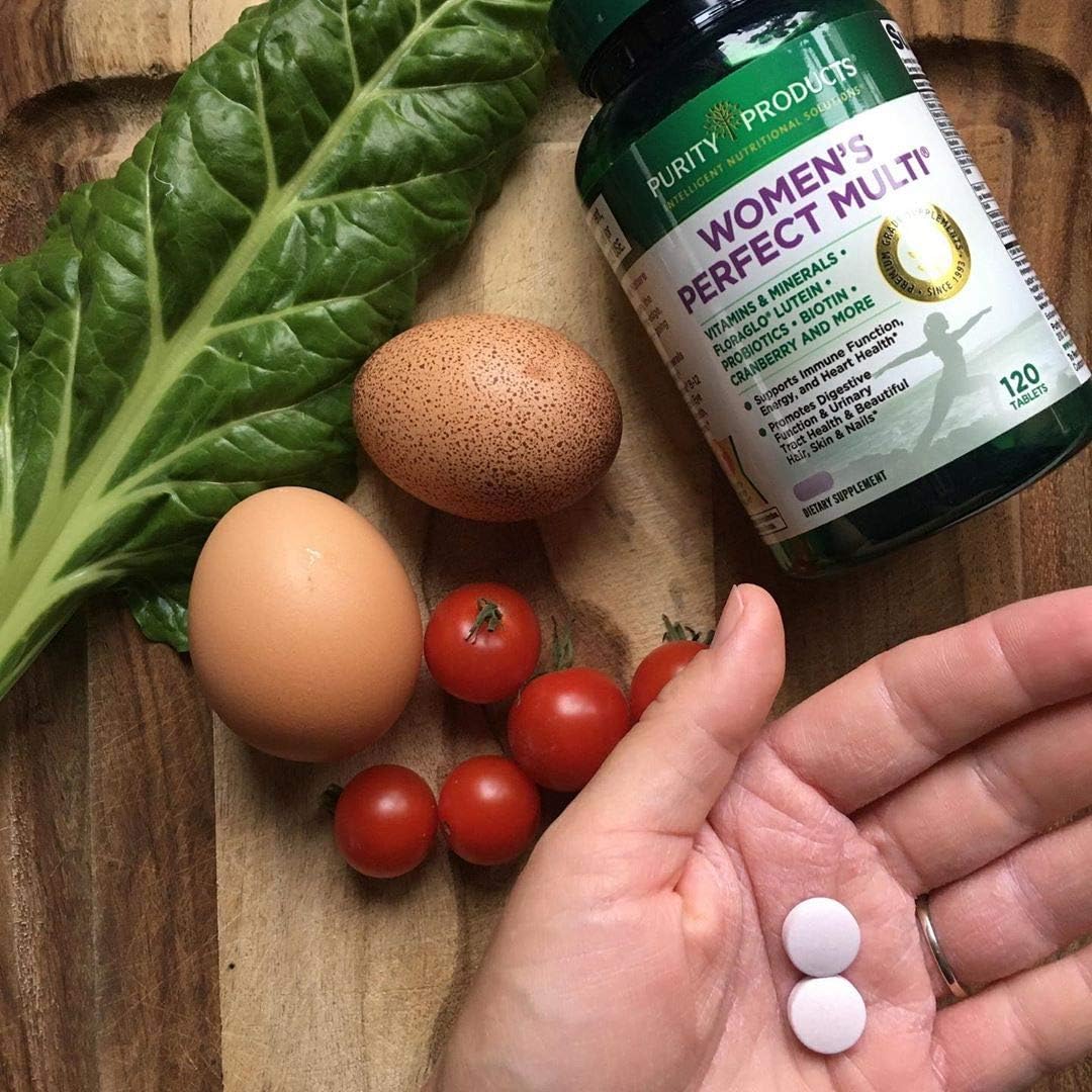 OmegaBerry Women's Multi + Fish Oil: Supports Urinary Tract Health, Immune System, Bone Health, Hair, Skin, Nails, 1250mg Omega-3, Vitamin D3 + More