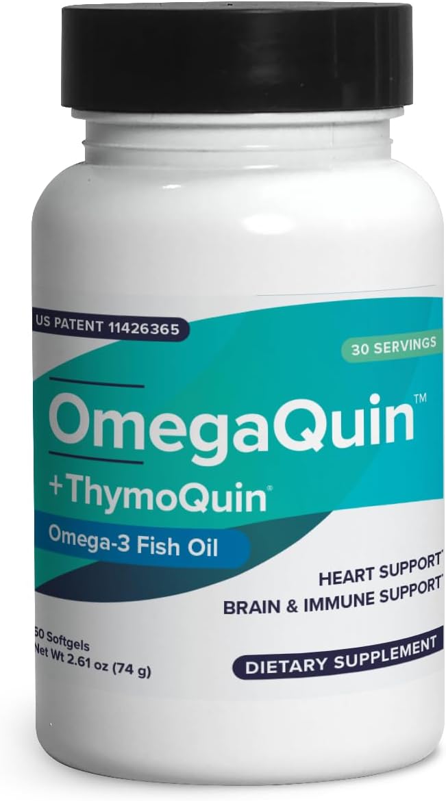 OmegaQuin Black Seed Oil and Vivo Mega Fish Oil Capsules for Synergistic Omega-3 and Thymoquinone Benefits