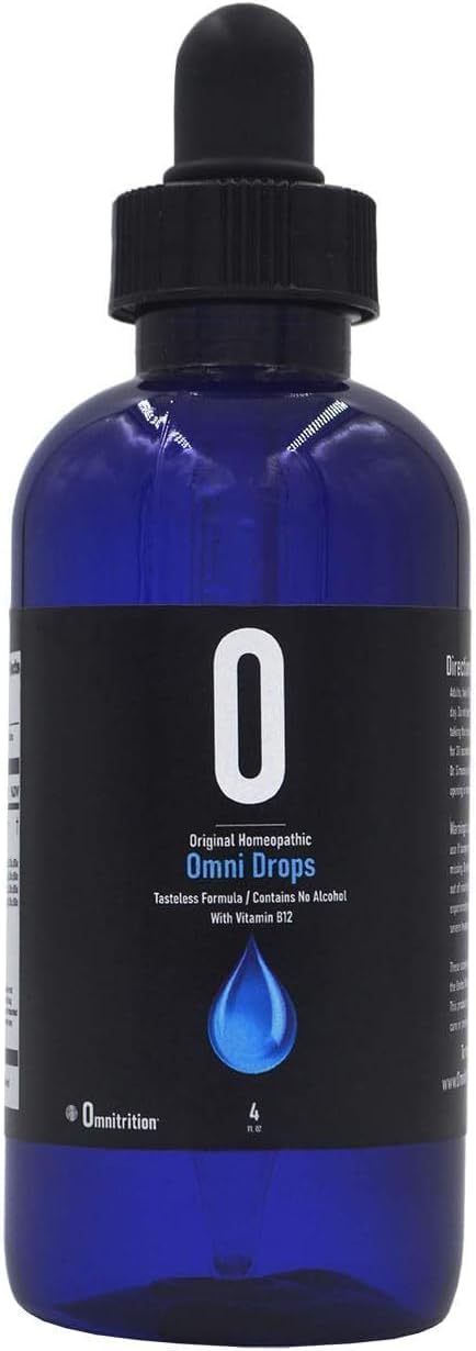 Omnitrition Omni Drops with Vitamin B12 - 4 oz for Weight Loss Program
